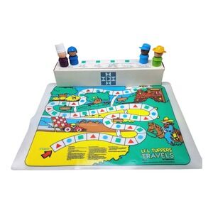 Vintage 1988 Tupperware Li'l Tuppers Travels Childrens Board Game Complete NOS